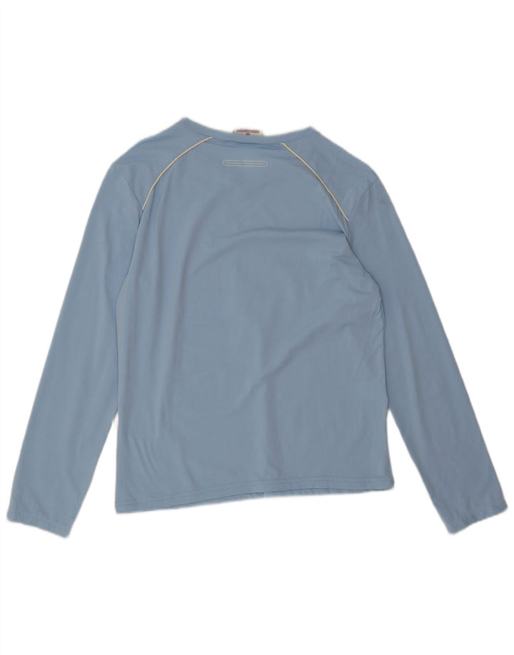 Sergio Tacchini Top pentru femei cu mânecă lungă IT 48 XL Albastru Poliamidă