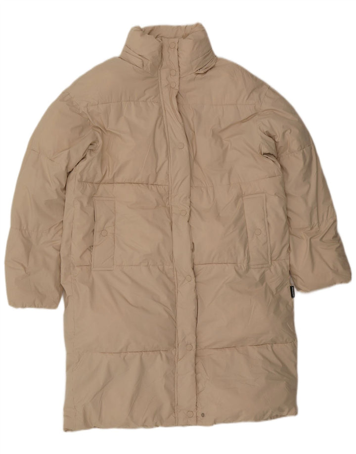 Palton supradimensionat pentru femei ZARA UK 6 XS poliester bej