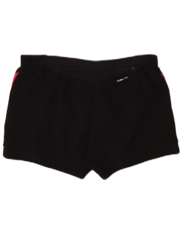 Pantaloni scurți sport Climacool pentru femei Adidas UK 12 Poliester mediu negru