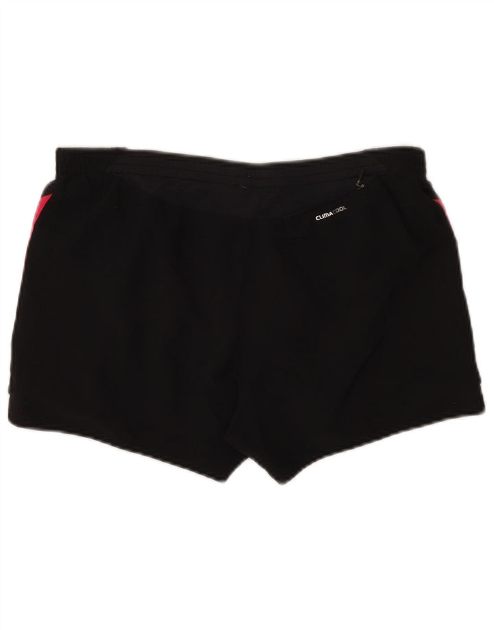 Pantaloni scurți sport Climacool pentru femei Adidas UK 12 Poliester mediu negru