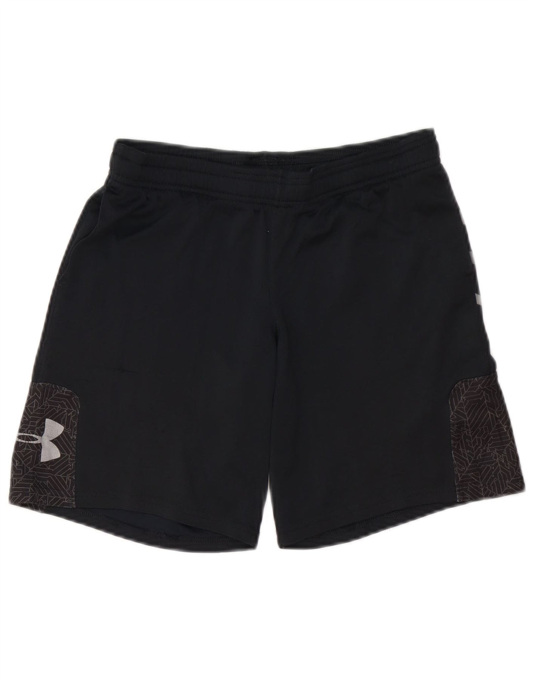 Pantaloni scurți sport pentru băieți UNDER ARMOUR 9-10 ani poliester negru mediu