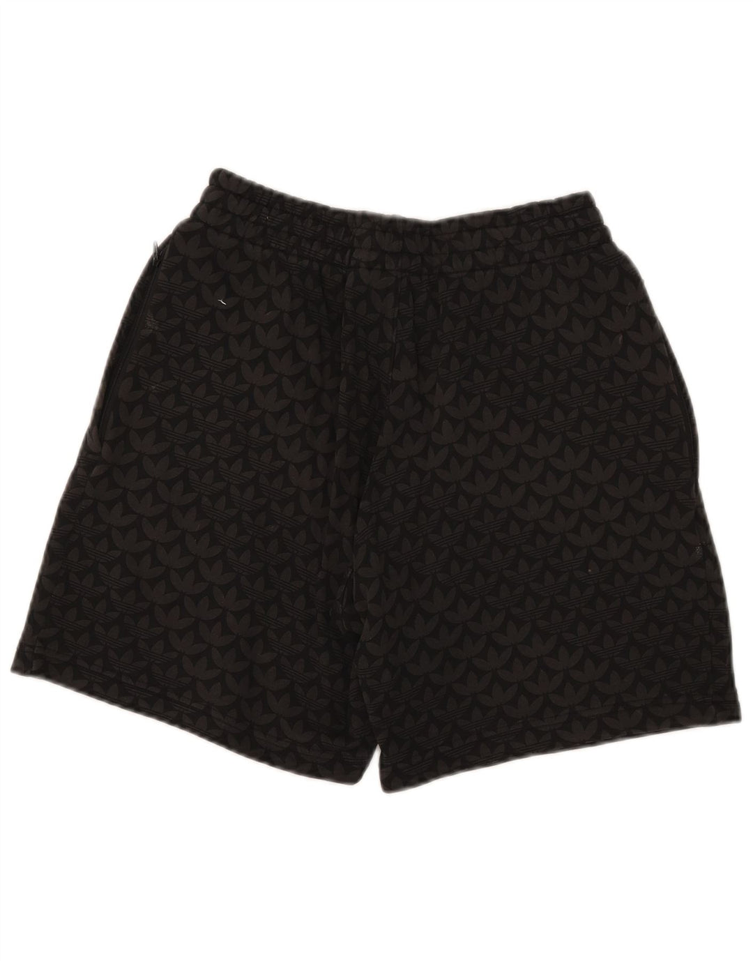 Pantaloni scurți sport grafic Adidas pentru bărbați, bumbac negru mic