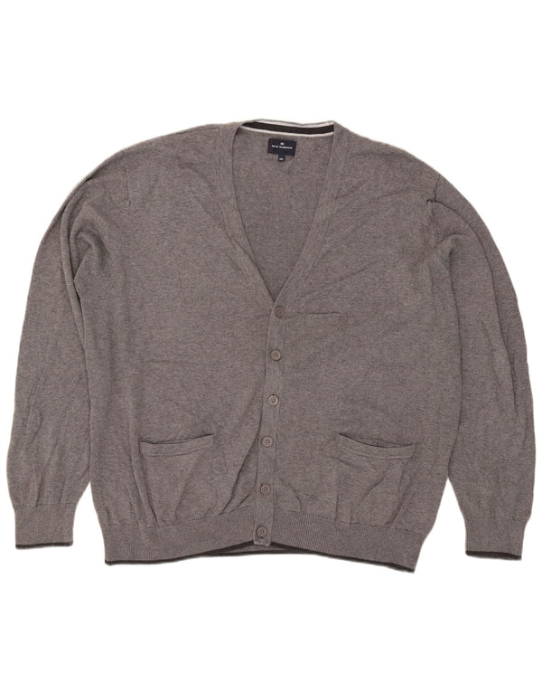 Marks & Spencer Pulover Cardigan Blue Harbour pentru bărbați, 2XL, bumbac cu pete gri