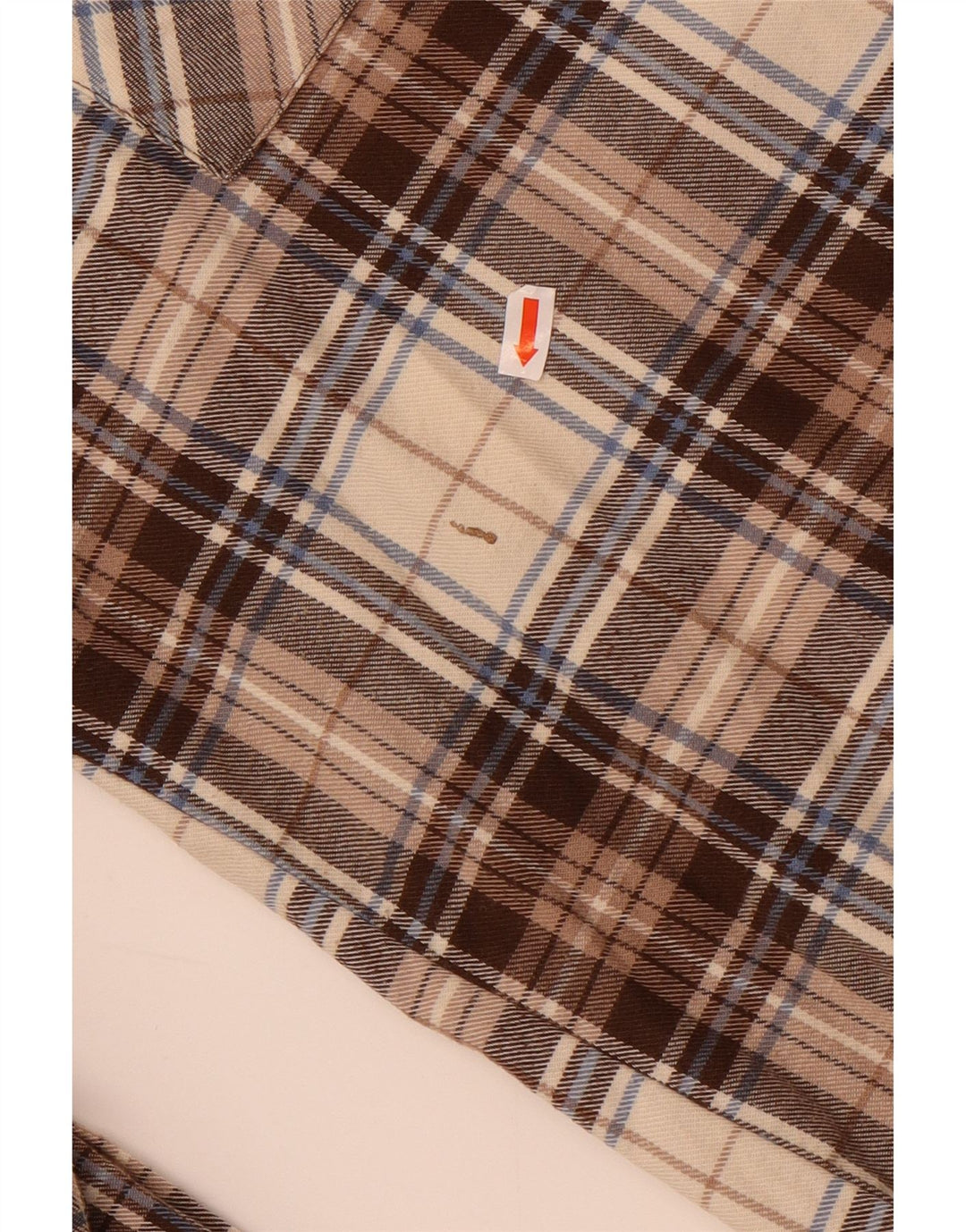 Cămașă din flanel pentru bărbați Sea Barrier 2XL, bumbac cu carouri bej