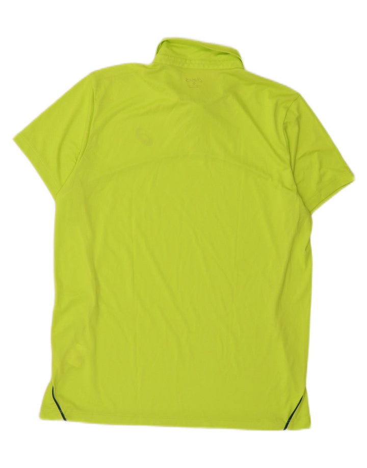 Tricou polo Asics pentru bărbați, galben mediu sport