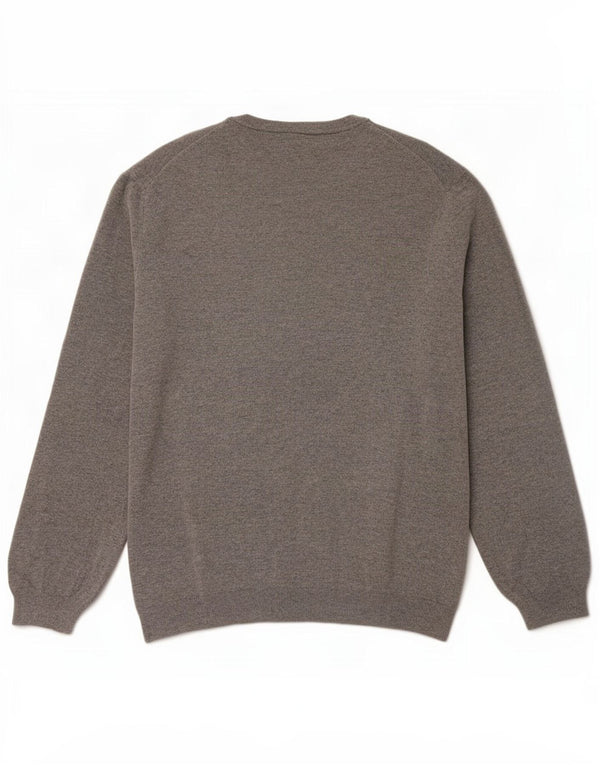 Pulover pentru bărbați Timberland, cu gât crew, 3XL, lână merinos cu pete gri