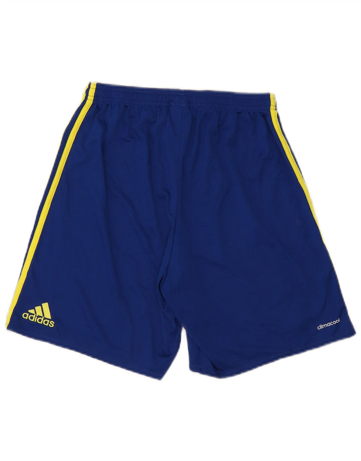 Pantaloni scurți sport pentru bărbați Adidas Climacool, poliester, albastru mic