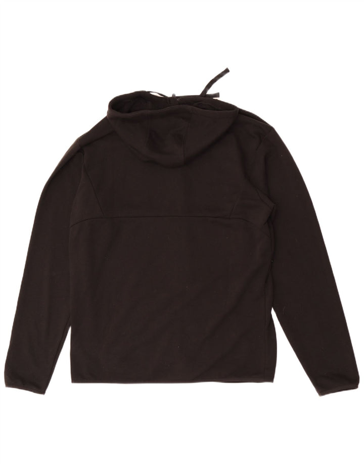 Pulover Puma pentru bărbați, cu fermoar, bumbac mare, negru