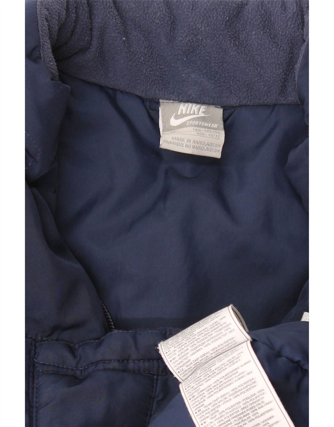 Jachetă Windbreaker NIKE pentru băieți grafic 10-11 ani, medie, bleumarin