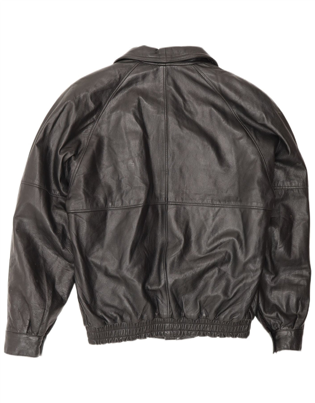 Jachetă de piele vintage pentru bărbați IT 50 Large Black