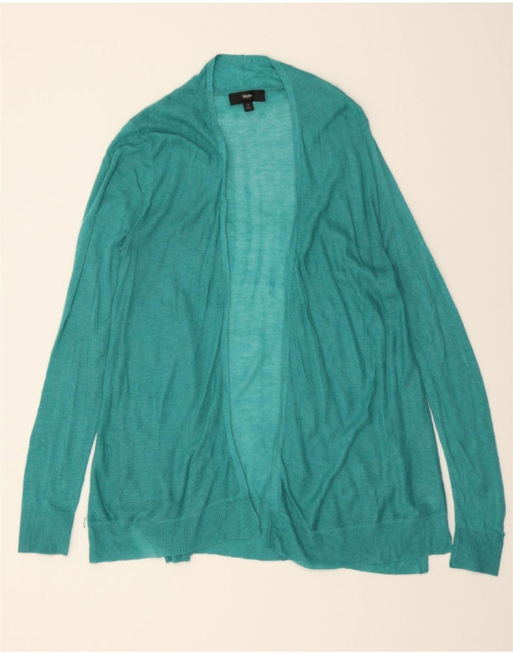 MOSSIMO Womens Longline Open Cardigan Sweater UK 16 Large Turquoise Vintage Mossimo and Second-Hand Mossimo from Messina Hembry 