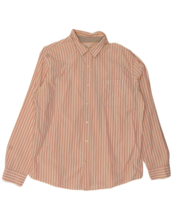 Cămașă Dockers pentru bărbați slim fit XL roz cu dungi