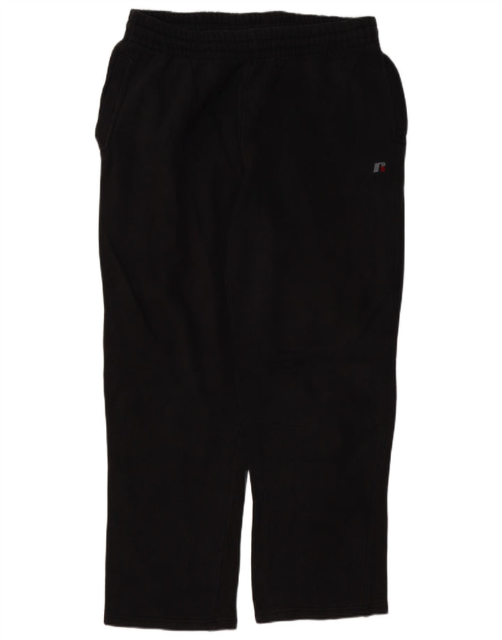 RUSSELL ATHLETIC Pantaloni de trening pentru bărbați, mari, negru, bumbac