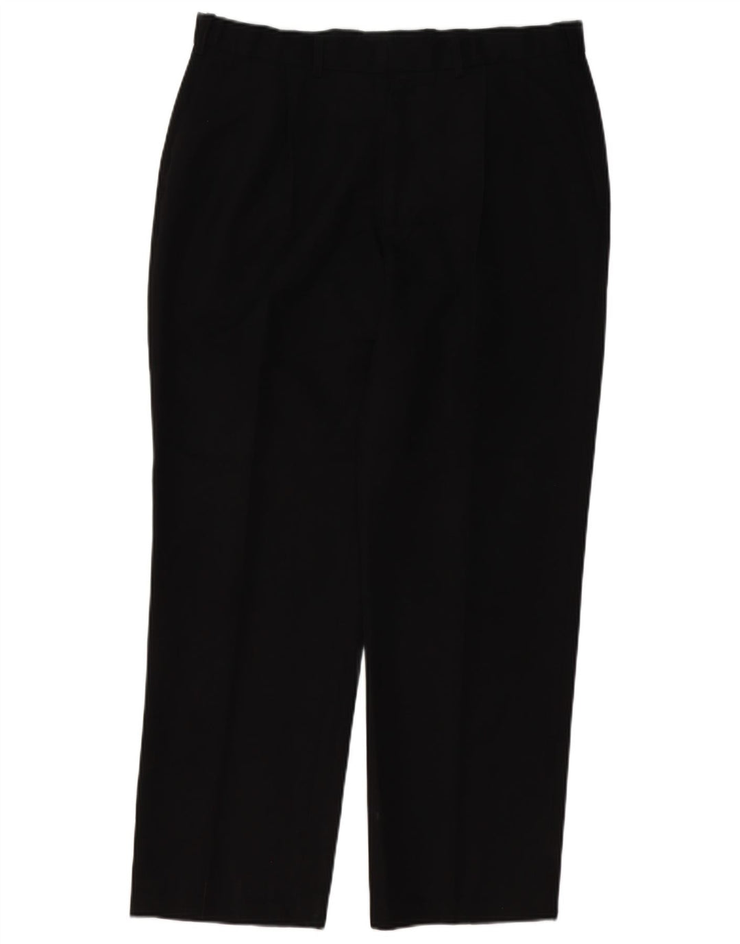 MARKS & SPENCER Mens Pegged Chino Trousers W34 L29  Black Polyester