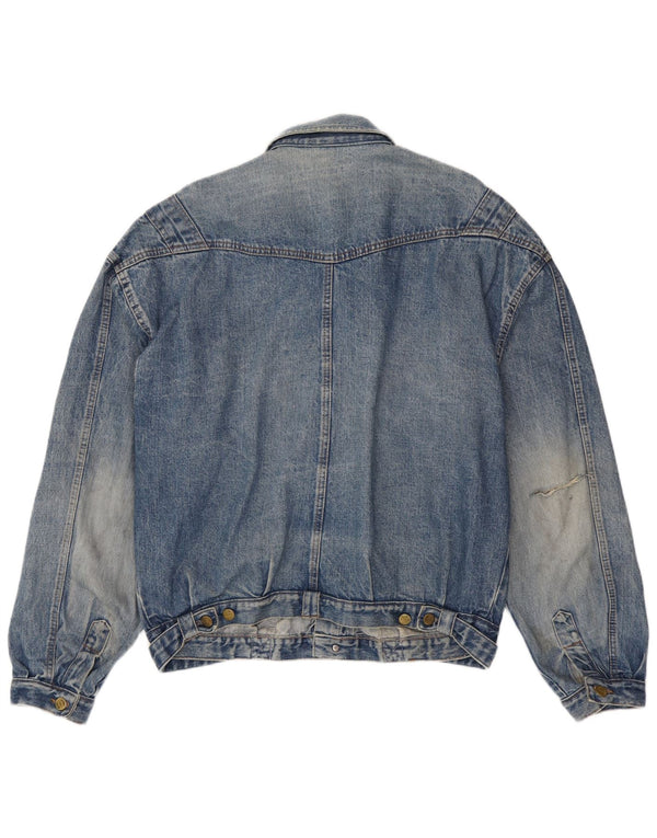 Jachetă de blugi vintage pentru bărbați UK 42 XL Albastru