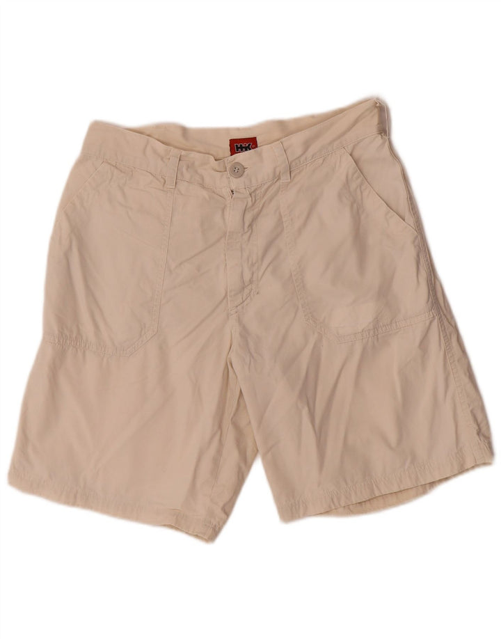 Pantaloni scurți chino vintage pentru bărbați IT 46 Small W30 Beige