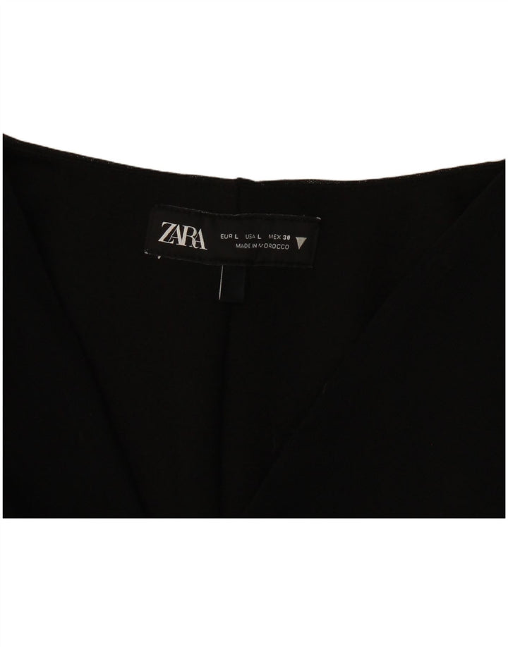 Body cu mânecă lungă pentru femei Zara UK 14 mare negru