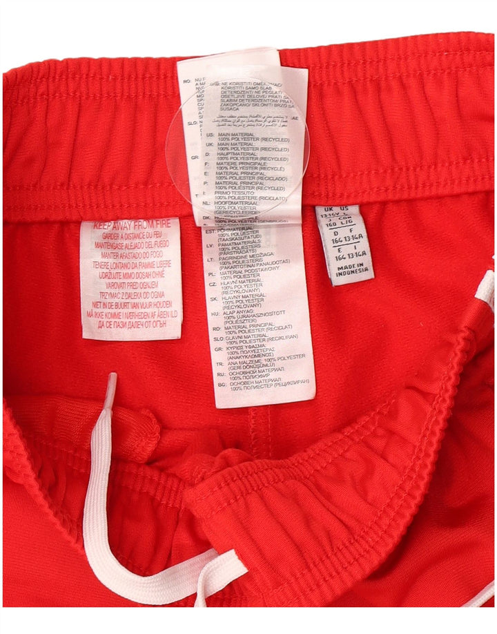 Adidas Băieți Pantaloni Trening Pantaloni Joggeri 13-14 Ani Poliester Roșu