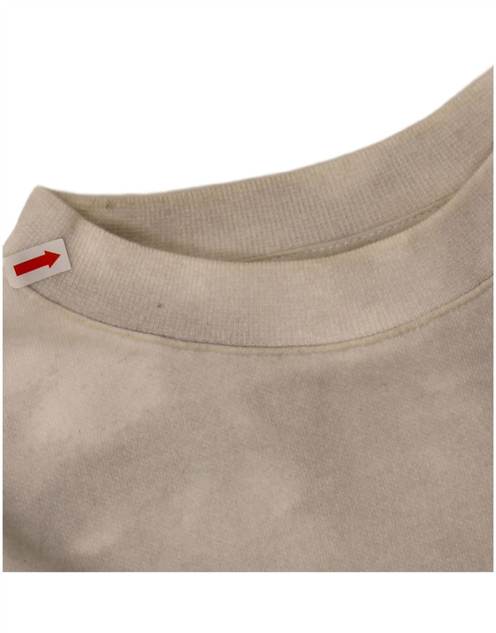 Pulover oversized crop pentru femei CHAMPION UK 16, mare, alb
