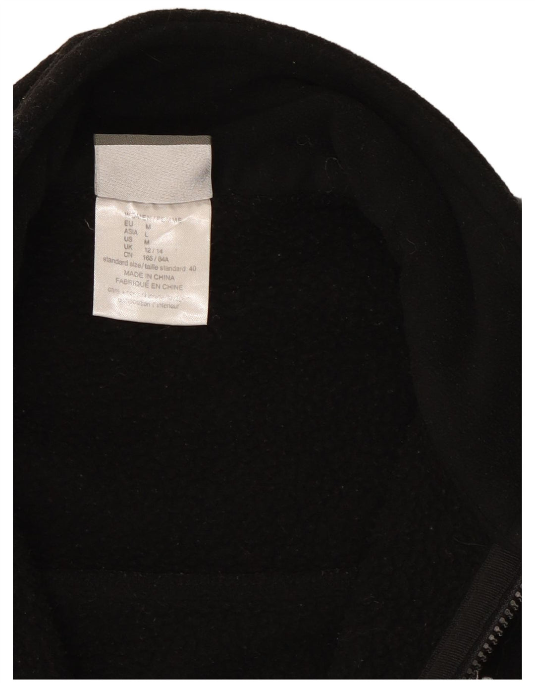 Jack Wolfskin Jachetă fleece pentru femei UK 12/14 Poliester mediu negru