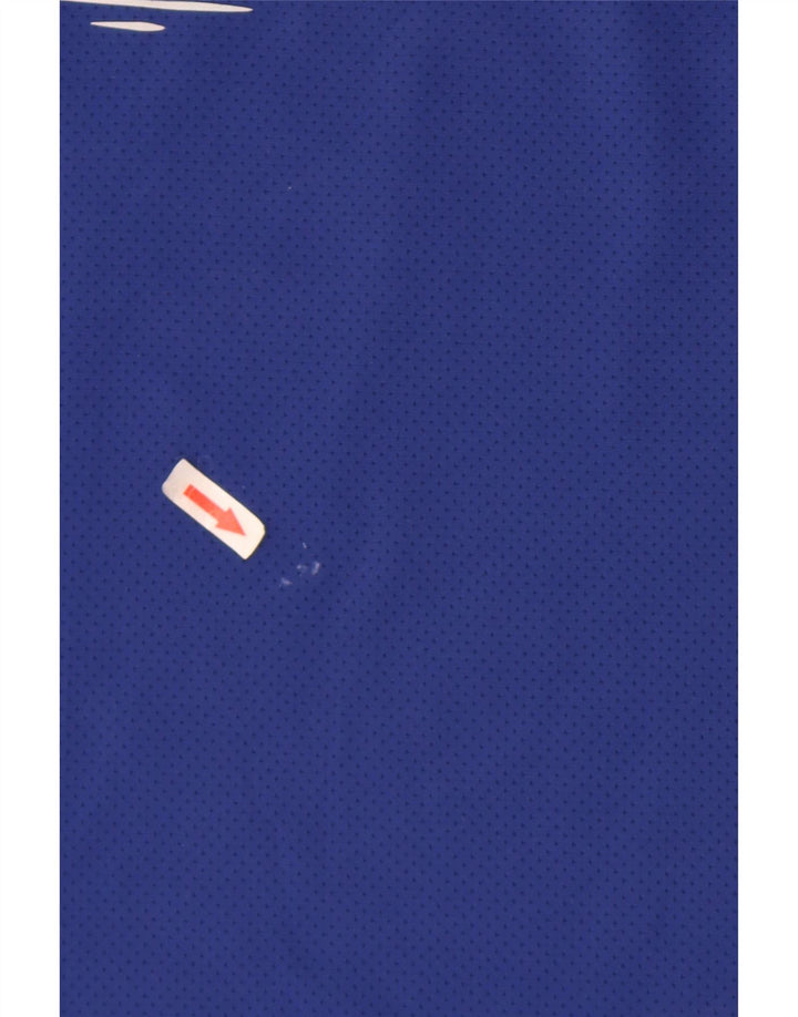 Top cu vestă grafică Nike Dri Fit pentru bărbați, poliester albastru mediu