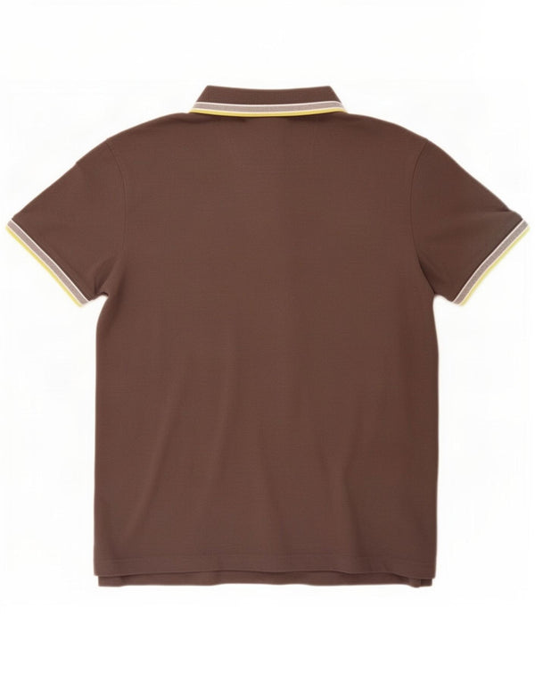 Cămașă polo pentru bărbați Hugo Boss XL, bumbac cu dungi gri