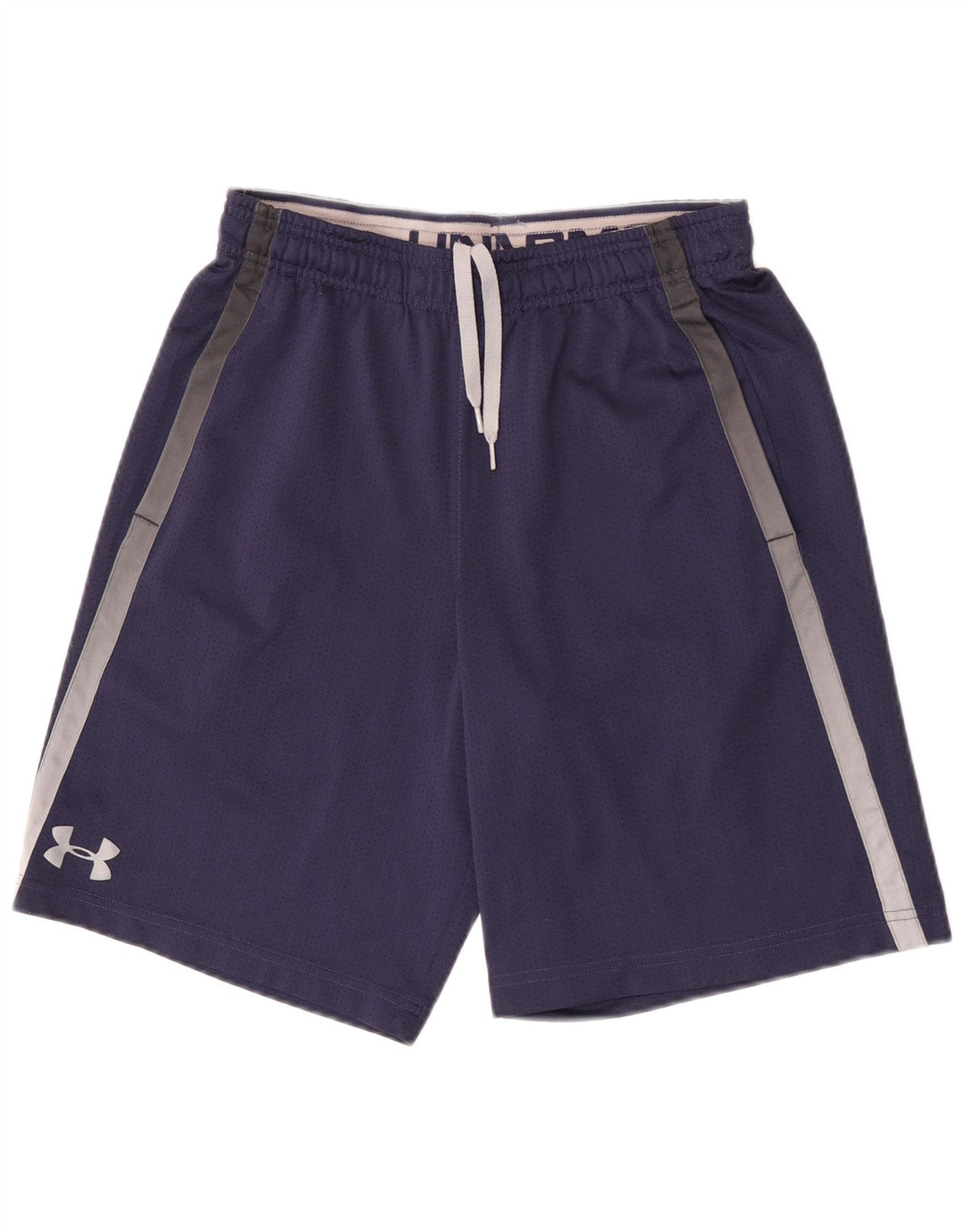 Pantaloni scurți sport Under Armour pentru bărbați, mici, bleumarin, poliester color bloc