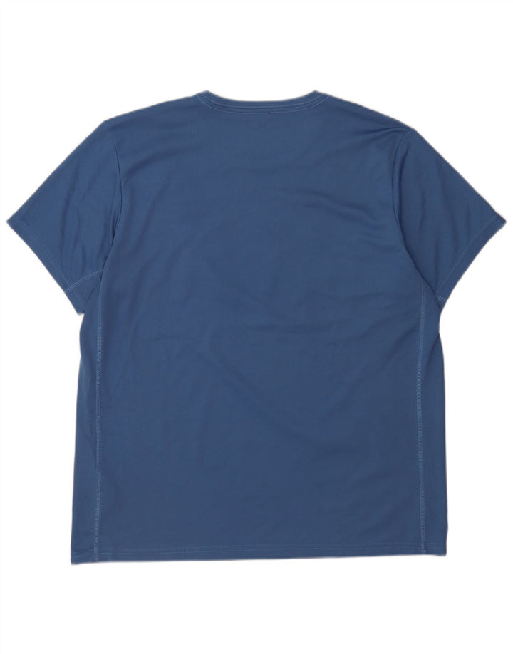 Tricou grafic Asics pentru bărbați Top XL poliester albastru