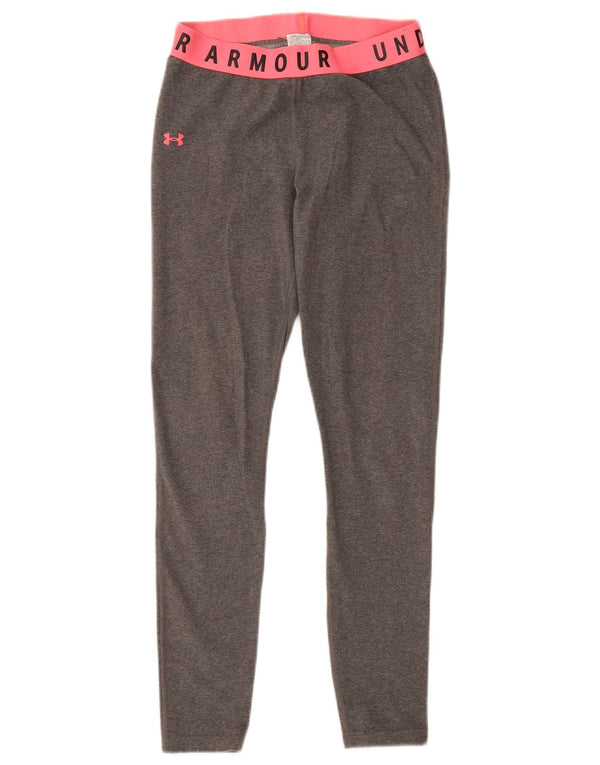 Leggings cu grafică Under Armour pentru femei UK 4 XS Gri Colorblock