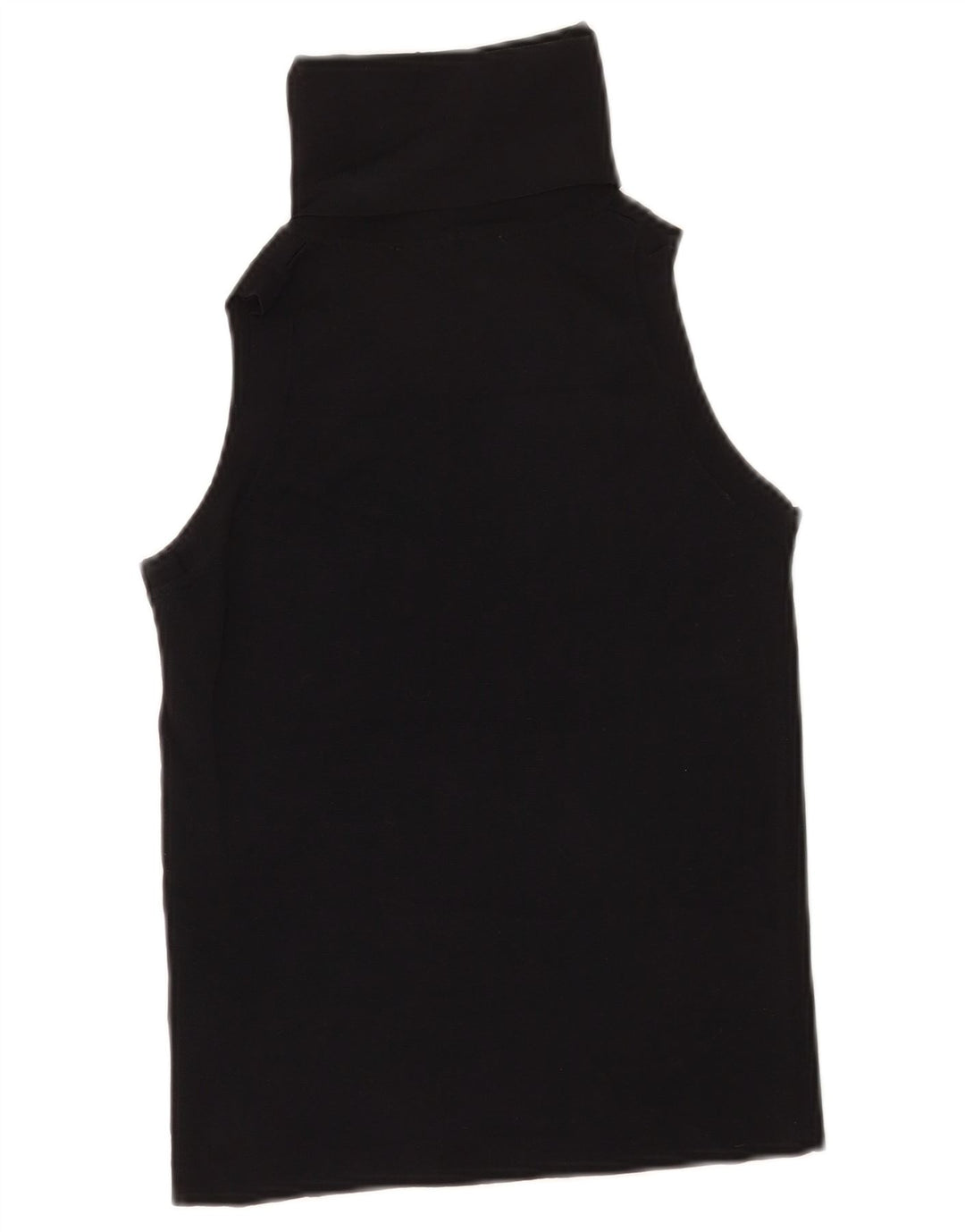 Vesta Crop Top pentru femei Zara UK 12 Medium Black Viscose