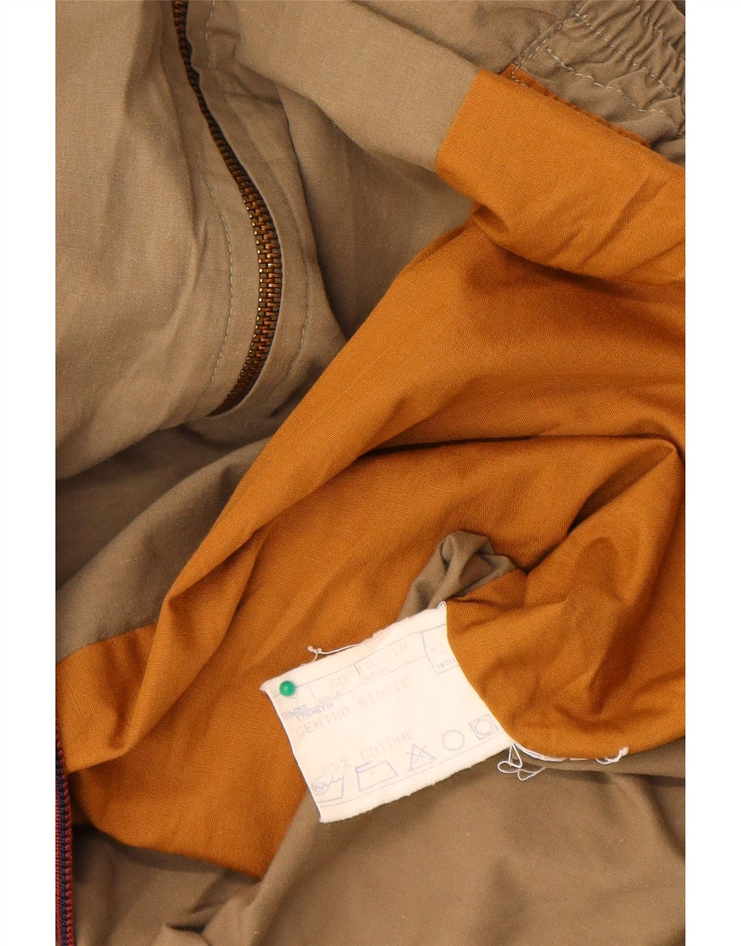 Bomber vintage pentru bărbați IT 52 XL bumbac bej