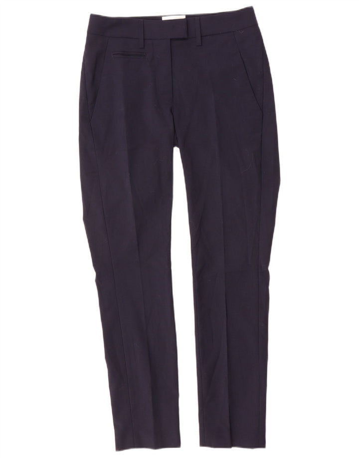 Dondup Pantaloni subțiri pentru femei L25 L27 Poliester bleumarin