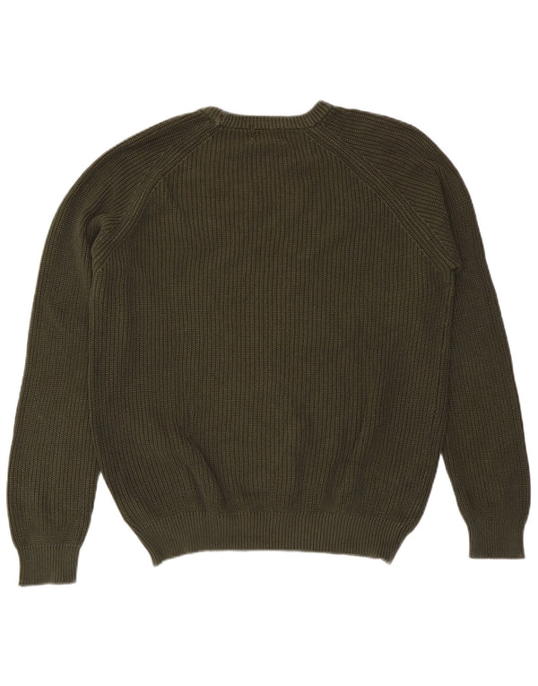 Refrigiwear Pulover pentru bărbați cu gât crew, bumbac kaki 2XL