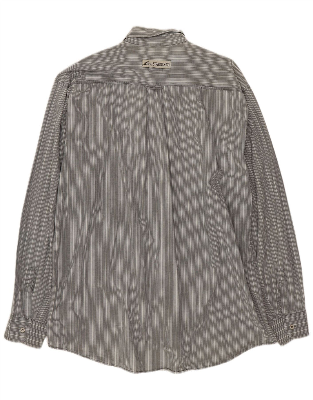 Cămașă pentru bărbați LEVI'S XL, gri Pinstripe