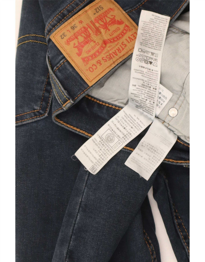 Blugi conici 512 slim Levi's pentru femei W36 L32 bumbac albastru