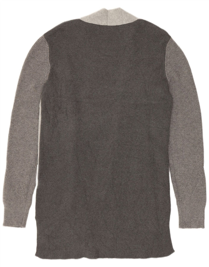 Pulover cardigan cu paragate pentru femei Marks & Spencer UK 10 mic gri