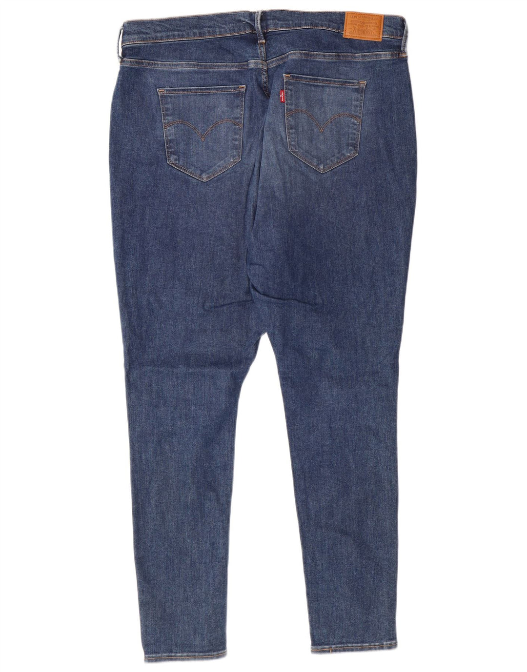 Blugi super skinny cu talie înaltă pentru femei LEVI'S 720 US 20 3XL W40 L29 Albastru