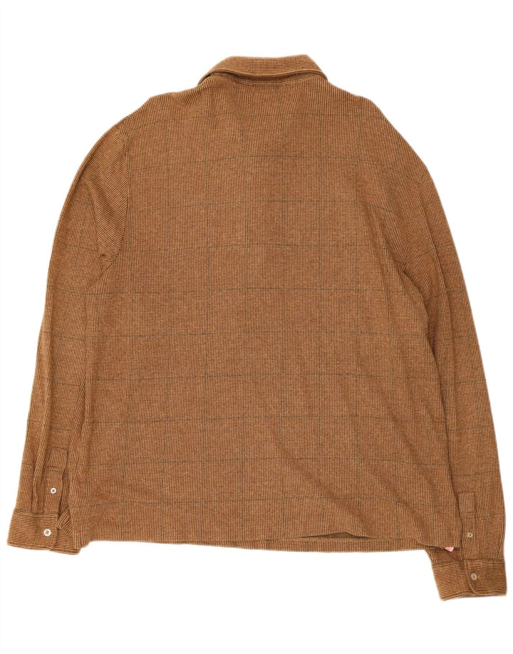 POLO RALPH LAUREN Cămașă de flanel pentru bărbați, XL, maro, din bumbac