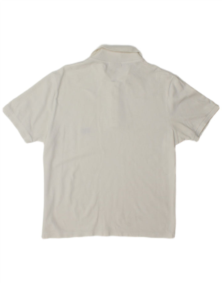 Tricou polo pentru bărbați Think Pink, mic alb