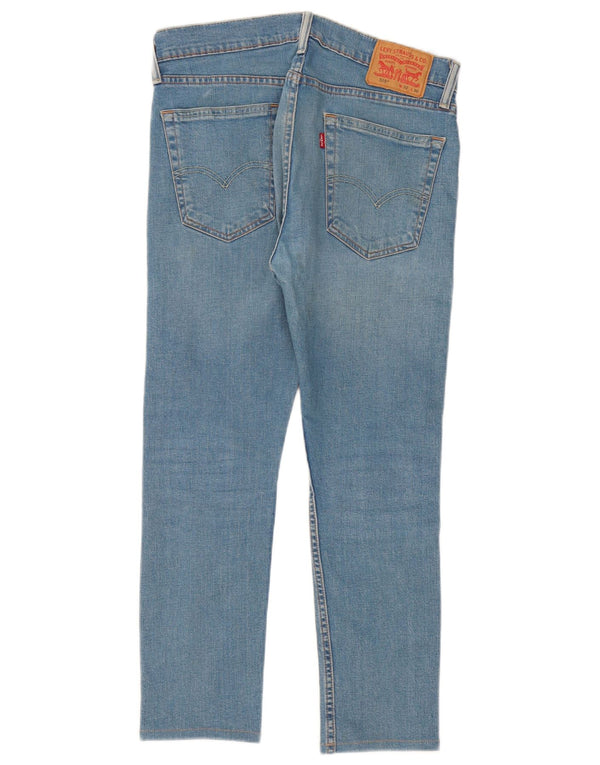 Blugi tăiați pentru bărbați Levi's 519 Skinny Hi-Ball W32 L26 Bumbac albastru