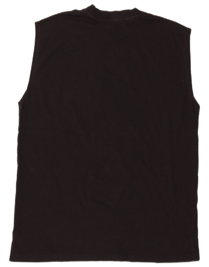 Calvin Klein Jeans Mens Graphic Vest Top Top Bumbac Negru Mediu