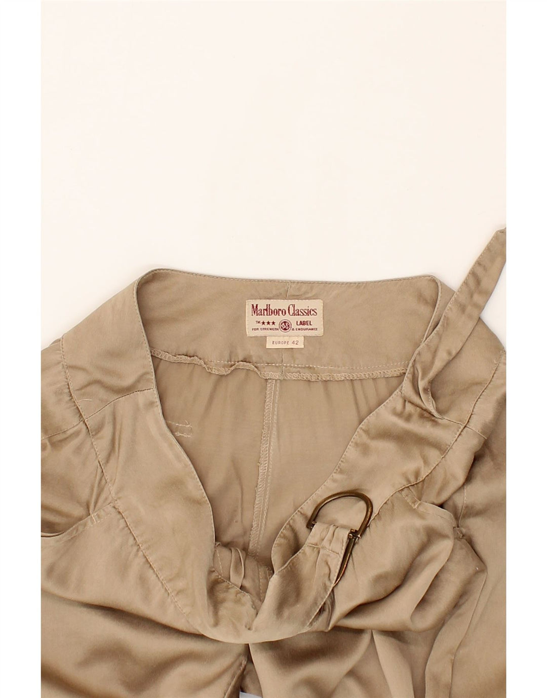 MARLBORO CLASSICS Womens Straight Trousers EU 42 Large W32 L30 Beige Vintage Marlboro Classics and Second-Hand Marlboro Classics from Messina Hembry 