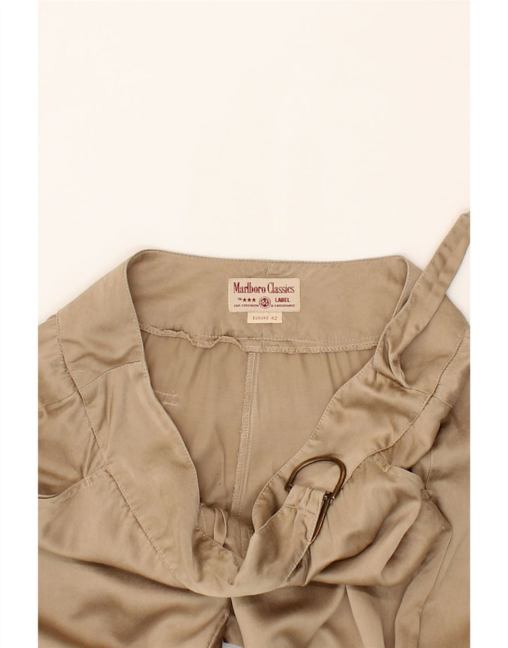 MARLBORO CLASSICS Womens Straight Trousers EU 42 Large W32 L30 Beige Vintage Marlboro Classics and Second-Hand Marlboro Classics from Messina Hembry 