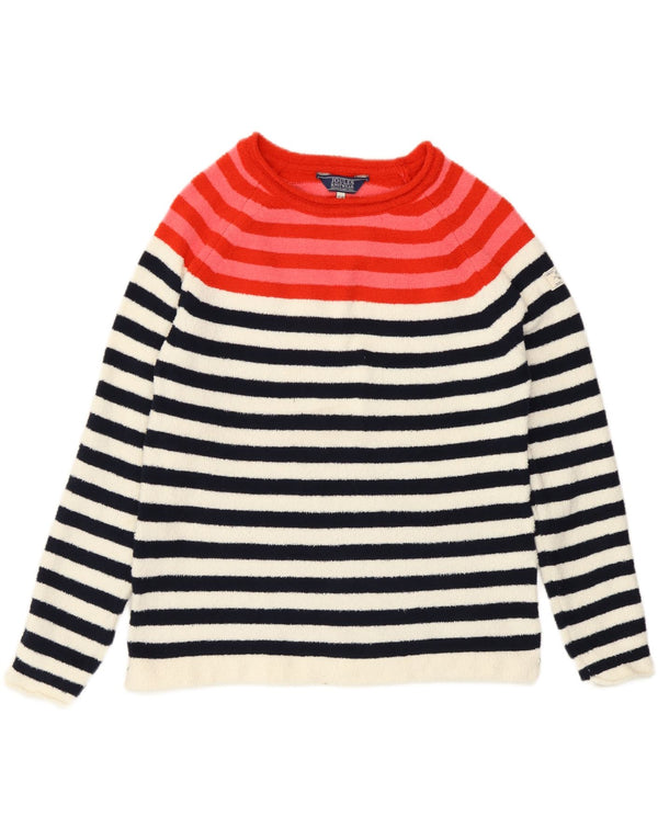 Pulover pentru femei Joules cu gât de barcă UK 10, mic, cu dungi multicolore