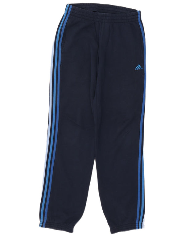 Pantaloni de trening pentru bărbați Adidas Pantaloni de jogging mici Bumbac bleumarin