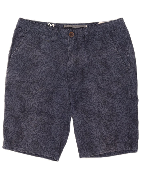 Pantaloni scurți chino pentru bărbați Fat Face W32 Medium Bluemarin Floral Bumbac