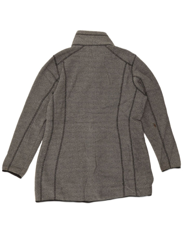 Eddie Bauer Womens Tracksuit Top Jacket UK 18 XL Grey Polyester