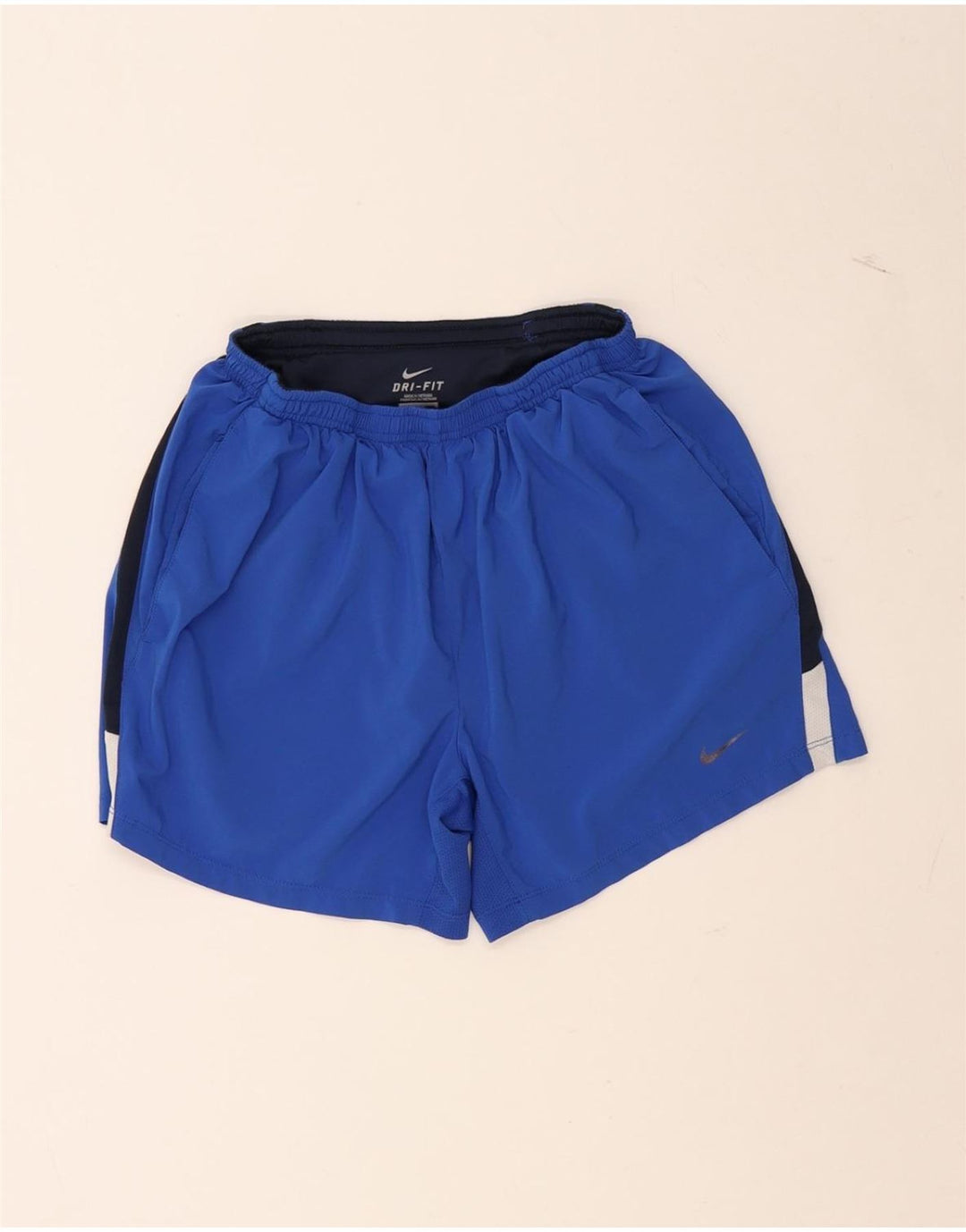 NIKE Mens Dri Fit Sport Shorts Small  Blue Polyester Vintage Nike and Second-Hand Nike from Messina Hembry 