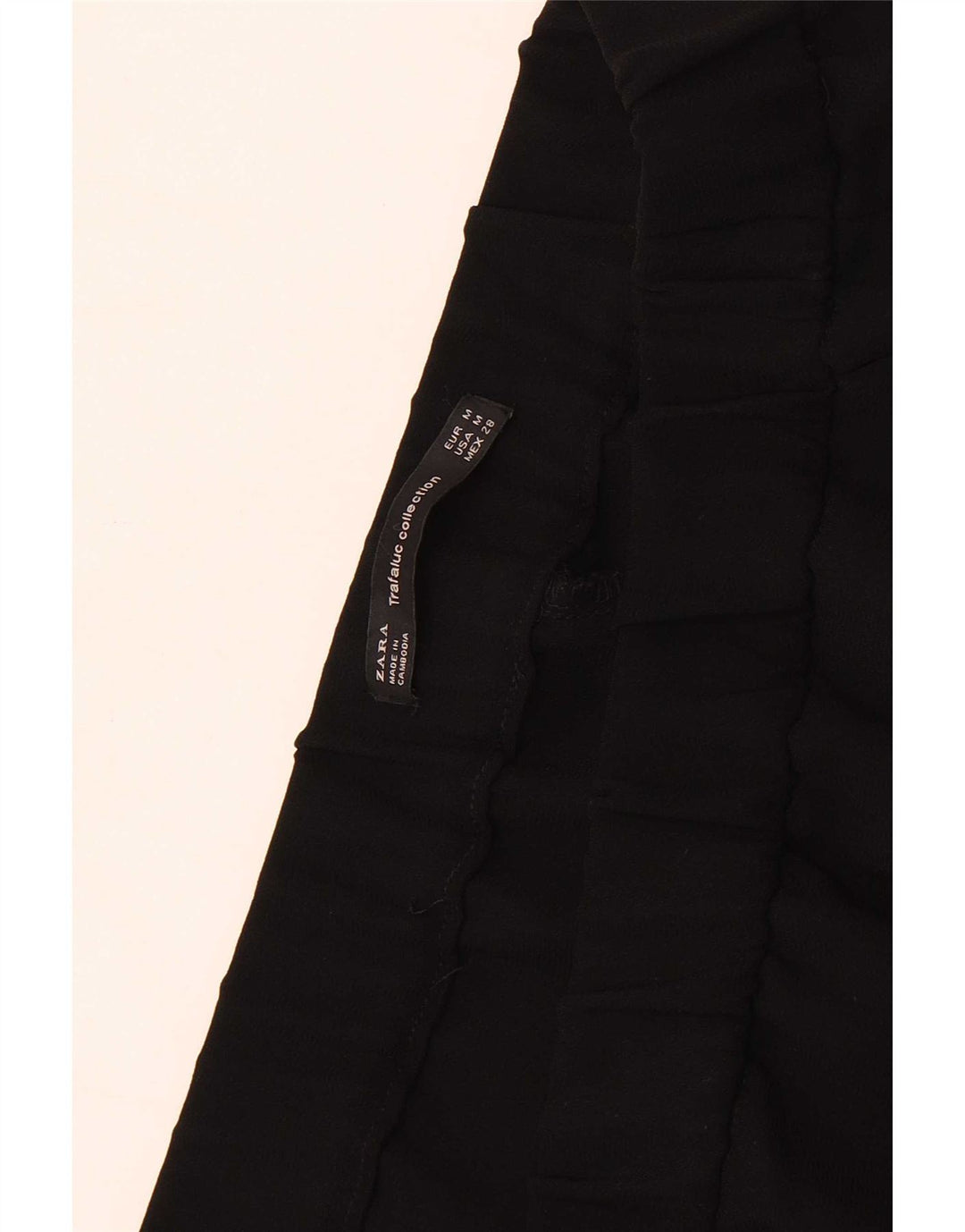 Pantaloni Zara femei Trafaluc Capri Medium W28 L19 Negru