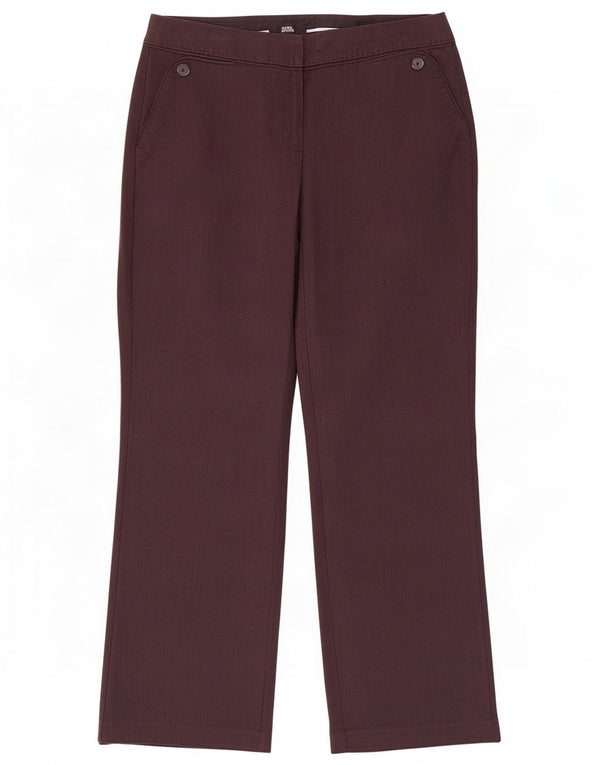 Marks & Spencer Pantaloni casual pentru femei UK 14 Medium W34 L30 Gri